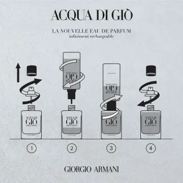 Acqua Di Giò Eau de Parfum Recharge 150ml - Giorgio Armani - Parfum - Visuel 3