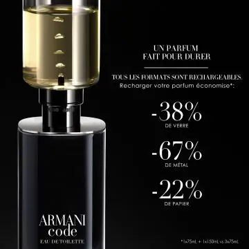 Armani Code Recharge Eau de Toilette 150ml - Giorgio Armani - Parfum - Visuel 3