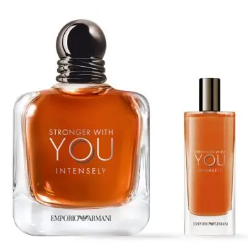 Coffret Stronger with You Intensely Eau de Parfum 100ml & Format Voyage  - Giorgio Armani - Parfum - Visuel 2