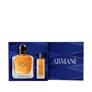 Coffret Stronger With You Eau de Toilette 100ml & Format Voyage  - Giorgio Armani - Parfum - Visuel 2