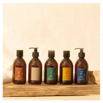 Bain Matinal Savon Liquide Exfoliant Verveine Citronnée 300ml - AQUI D'AIA - Soin - Visuel 3