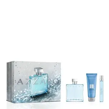 Coffret Chrome Eau de Toilette 100ml, Gel Douche & Format Voyage  - Azzaro - Parfum - Visuel 1