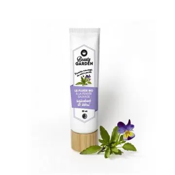 Fluide bio pensée sauvage Hydratant & détox  Tube 30ml - Beauty Garden - Soin - Visuel 1
