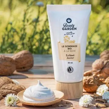 Gommage bio à la noix Exfoliant Douceur - TUBE  Tube 50ml - Beauty Garden - Soin - Visuel 2