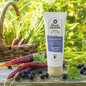 Masque bio cassis carotte visage ET cheveux Hydratant  Tube 125ml - Beauty Garden - Soin - Visuel 2