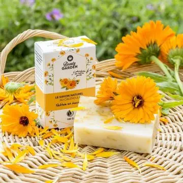 Savon au calendula Nettoie en douceur  Etui carton 100g - Beauty Garden - Soin - Visuel 2