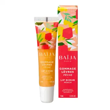 Gommage à Lèvres Pêche 15ml - Baïja - Soin - Visuel 1 Gommage à Lèvres Pêche 15ml - Baïja - Soin - Visuel 1