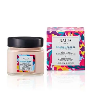 CRÈME CORPS DELIRIUM FLORAL Crème corps veloutée Iris Patchouli Pot 212ml - Baïja - Soin - Visuel 1 CRÈME CORPS DELIRIUM FLORAL Crème corps veloutée Iris Patchouli Pot 212ml - Baïja - Soin - Visuel 1