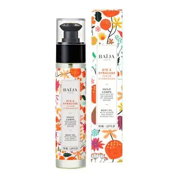 Eté à Syracuse - Fleur d'Oranger Huile Corps et Bain Flacon 50ml - Baïja - Soin - Visuel 1