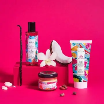 Coffret Île d'Azur Crème Corps, Gommage Corps & Gel Douche  - Baïja - Soin - Visuel 2 Coffret Île d'Azur Crème Corps, Gommage Corps & Gel Douche  - Baïja - Soin - Visuel 2