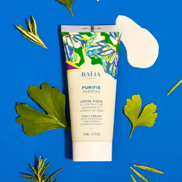 Crème Pieds Purifiante Extrait de Romarin & Ginkgo Biloba 75ml - Baïja - Soin - Visuel 2 Crème Pieds Purifiante Extrait de Romarin & Ginkgo Biloba 75ml - Baïja - Soin - Visuel 2