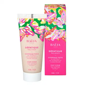 Gommage Pieds Défatiguant Guarana & Vigne Rouge 30ml - Baïja - Soin - Visuel 1 Gommage Pieds Défatiguant Guarana & Vigne Rouge 30ml - Baïja - Soin - Visuel 1