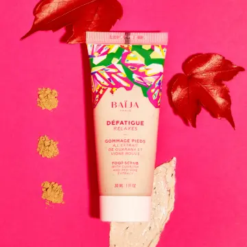 Gommage Pieds Défatiguant Guarana & Vigne Rouge 30ml - Baïja - Soin - Visuel 2 Gommage Pieds Défatiguant Guarana & Vigne Rouge 30ml - Baïja - Soin - Visuel 2