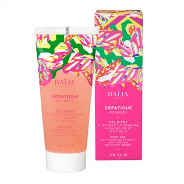Gel Pieds Défatiguant Guarana, Vigne Rouge & Petit Houx 75ml - Baïja - Soin - Visuel 1 Gel Pieds Défatiguant Guarana, Vigne Rouge & Petit Houx 75ml - Baïja - Soin - Visuel 1