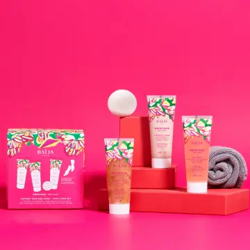 Coffret Soin des Pieds Défatiguant Bombe de Bain, Gommage Pieds, Masque Pieds, Gel Pieds & Paire de Chaussettes  - Baïja - Soin - Visuel 2 Coffret Soin des Pieds Défatiguant Bombe de Bain, Gommage Pieds, Masque Pieds, Gel Pieds & Paire de Chaussettes  - Baïja - Soin - Visuel 2