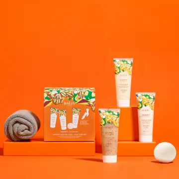 Coffret Soin des Pieds Nourrissant Bombe de Bain, Gommage Pieds, Masque Pieds, Baume Pieds & Paire de Chaussettes  - Baïja - Soin - Visuel 2 Coffret Soin des Pieds Nourrissant Bombe de Bain, Gommage Pieds, Masque Pieds, Baume Pieds & Paire de Chaussettes  - Baïja - Soin - Visuel 2