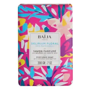 SAVON SOLIDE DELIRIUM FLORAL Savon solide corps et mains Iris Patchouli Solide 200gr - Baïja - Soin - Visuel 1