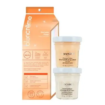 Duo Visage Masque & Exfoliant  - Blancrème - Soin - Visuel 1 Duo Visage Masque & Exfoliant  - Blancrème - Soin - Visuel 1