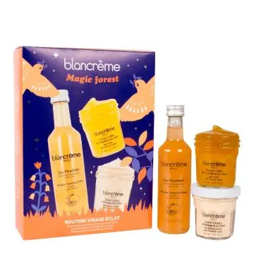 Coffret Routine Visage Éclat Eau Micellaire, Exfoliant & Masque  - Blancrème - Soin - Visuel 1