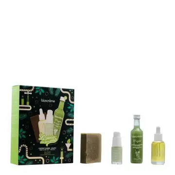 Coffret Homme Mojito Savon, Granité de Douche, Huile à Barbe & Fluide de Jour  - Blancrème - Soin - Visuel 1