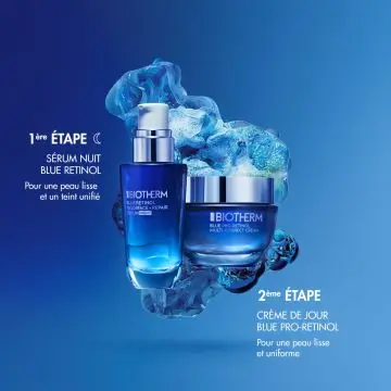 Blue Pro-Retinol Multi-Correct Cream 50ML Crème pro-rétinol anti-âge et anti-rides Pot 50 MLT - Biotherm - Soin - Visuel 4