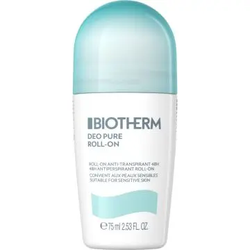 Déodorant Roll-On Deo Pure  75ml Déodorant roll-on 48h Roll-on 75 ml - Biotherm - Soin - Visuel 1
