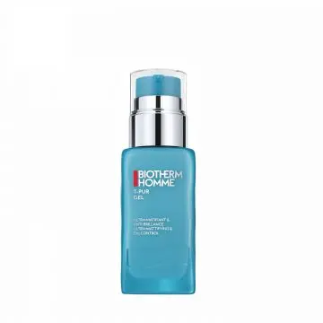 T-PUR Gel Hydratant 50ML Gel hydratant matifiant visage homme Flacon Pompe 50 MLT - Biotherm - Soin - Visuel 1