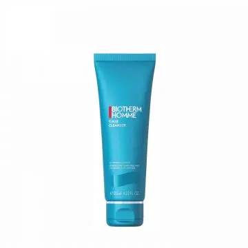 T-Pur Nettoyant 125ML Nettoyant purifiant visage homme peau grasse Tube 125 ml - Biotherm - Soin - Visuel 1