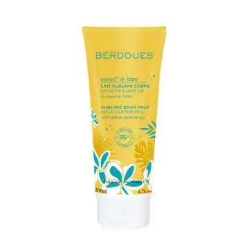 Monoï & Tiaré Lait Sublime Corps Pailleté 200ml - Berdoues - Soin - Visuel 1