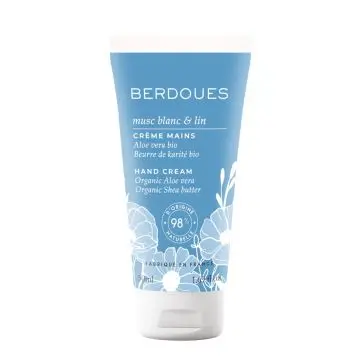 Musc Blanc & Lin Crème Mains 50ml - Berdoues - Parfum - Visuel 1