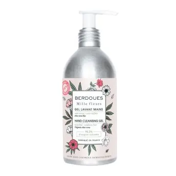 Mille Fleurs Gel Lavant Mains Flacon pompe 250ml - Berdoues - Soin - Visuel 1