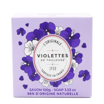 Violettes de Toulouse L'Originale Savon 100g - Berdoues - Soin - Visuel 1