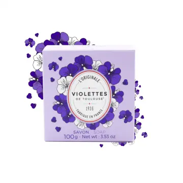 Violettes de Toulouse L'Originale Savon 100g - Berdoues - Soin - Visuel 2