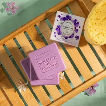 Violettes de Toulouse L'Originale Savon 100g - Berdoues - Soin - Visuel 3