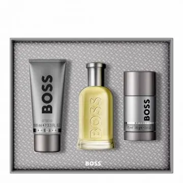 Coffret Boss Bottled Eau de Toilette 100ml, Gel Douche & Déodorant Stick  - Boss - Parfum - Visuel 2