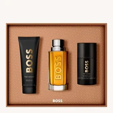Coffret Boss The Scent For Him Eau de Toilette 100ml, Gel Douche & Déodorant Stick  - Boss - Parfum - Visuel 2
