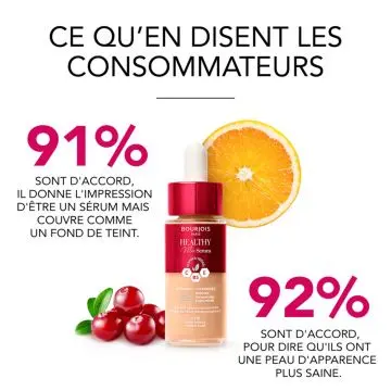 Healthy Mix Sérum Fond de Teint 53W Light Beige - Bourjois - Maquillage - Visuel 4