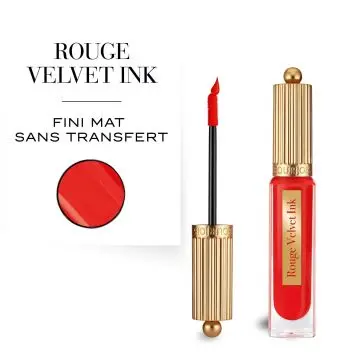 Rouge Velvet Ink Encre à Lèvres 08 Coquelic'hot - Bourjois - Maquillage - Visuel 2