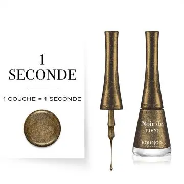 Vernis 1 Seconde Vernis à Ongles 39 Noir de Coco - Bourjois - Maquillage - Visuel 3