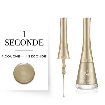 Vernis 1 Seconde Vernis à Ongles 40 Jour de l'Or - Bourjois - Maquillage - Visuel 3
