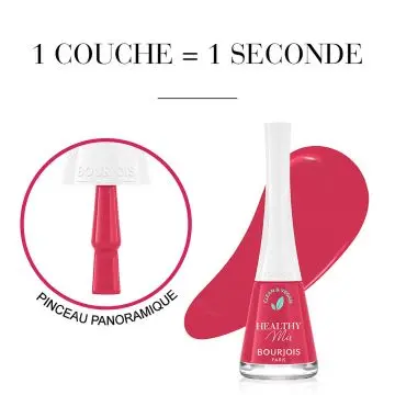 Healthy Mix  Vernis à ongles 300 Grenat'ddictive - Bourjois - Maquillage - Visuel 3