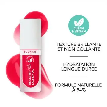 Healthy Mix Clean Gloss 03 Straw'Bisous - Bourjois - Maquillage - Visuel 4