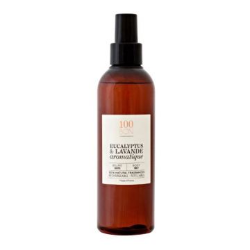 Eucalyptus et Lavande Aromatique Brume Parfumée Spray 200ml - 100BON - Soin - Visuel 1