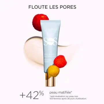 SOS Primer Base de Teint Matifiante Matifying- 30ml  - Clarins - Maquillage - Visuel 3
