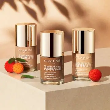 Skin Illusion Velvet - Teint Mat Naturel & Hydratation Fond de Teint 105N - Nude - Clarins - Maquillage - Visuel 4