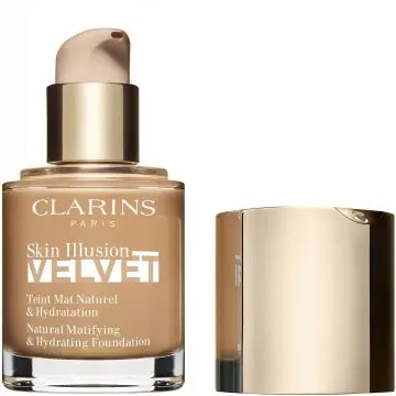 Skin Illusion Velvet - Teint Mat Naturel & Hydratation Fond de Teint 110,5W - Tawny - Clarins - Maquillage - Visuel 2