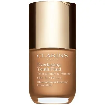 Everlasting Youth Fluid Fond de Teint Soin Lumière et Fermeté 114 Cappuccino - Clarins - Maquillage - Visuel 1