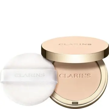 Ever Matte Compact Powder - Poudre compacte matifiante infusée au lait de pêcher Poudre Compact 01 - Very Light  - Clarins - Maquillage - Visuel 1 Ever Matte Compact Powder - Poudre compacte matifiante infusée au lait de pêcher Poudre Compact 01 - Very Light  - Clarins - Maquillage - Visuel 1