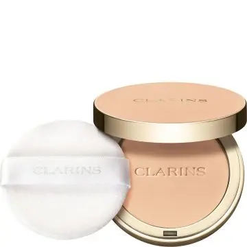 Ever Matte Compact Powder - Poudre compacte matifiante infusée au lait de pêcher Poudre Compact  02 - Light  - Clarins - Maquillage - Visuel 1