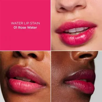 Water Lip Stain Eau à Lèvres 01 Rose Water - Clarins - Maquillage - Visuel 3